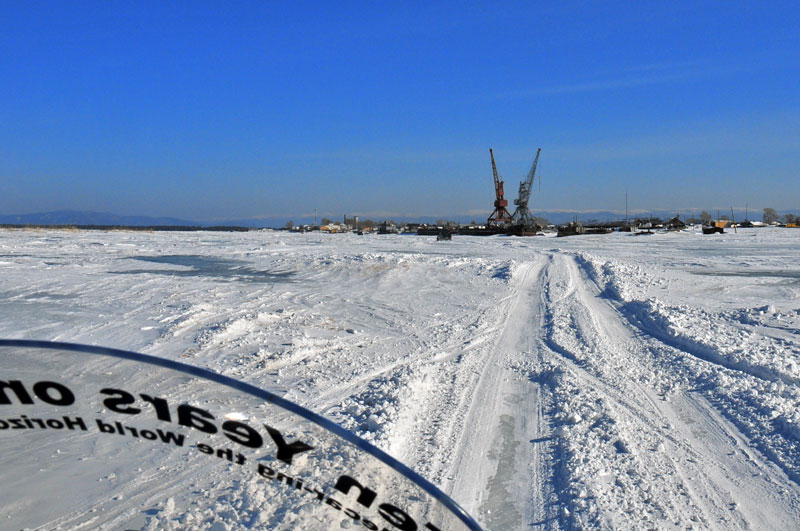 frozen lake baikal, Siberia, Russia